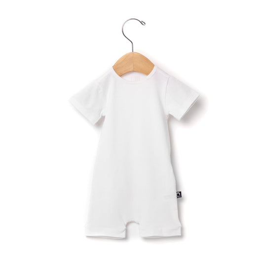 Essentials Peekabooty™ Rag Romper - 'White'