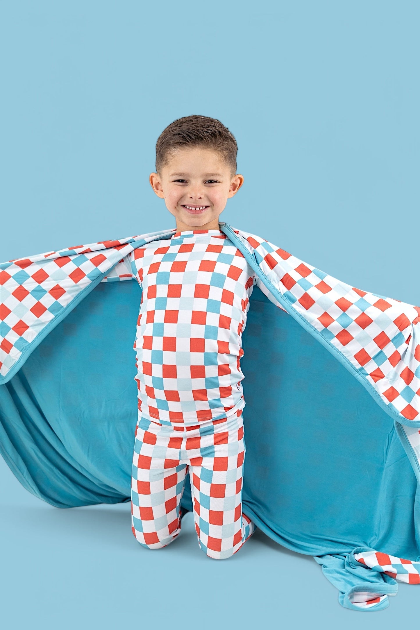 USA CHECKERS DREAM BLANKET