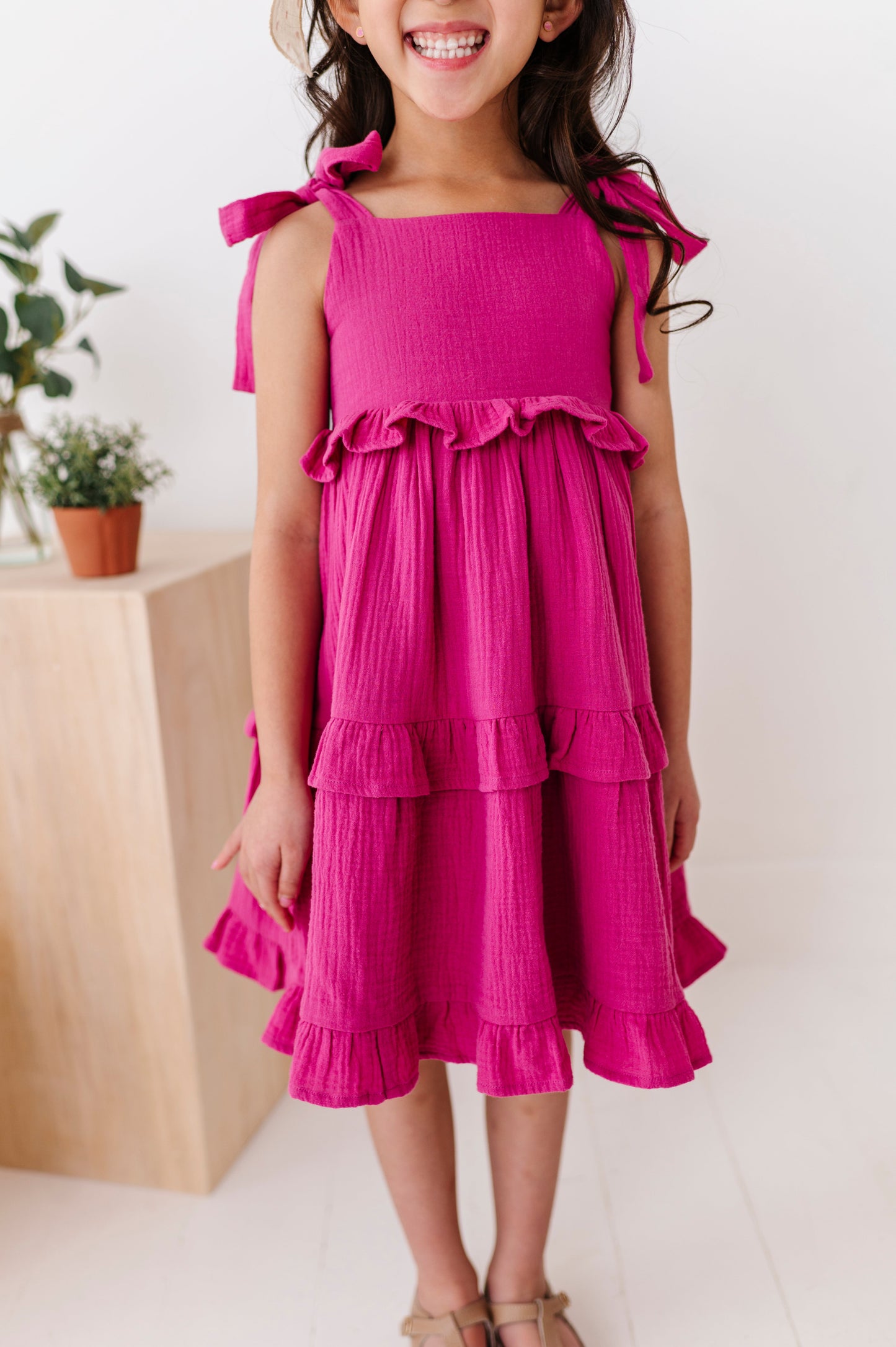 Violet Tulip | Ruffle Strappy Twirl Dress
