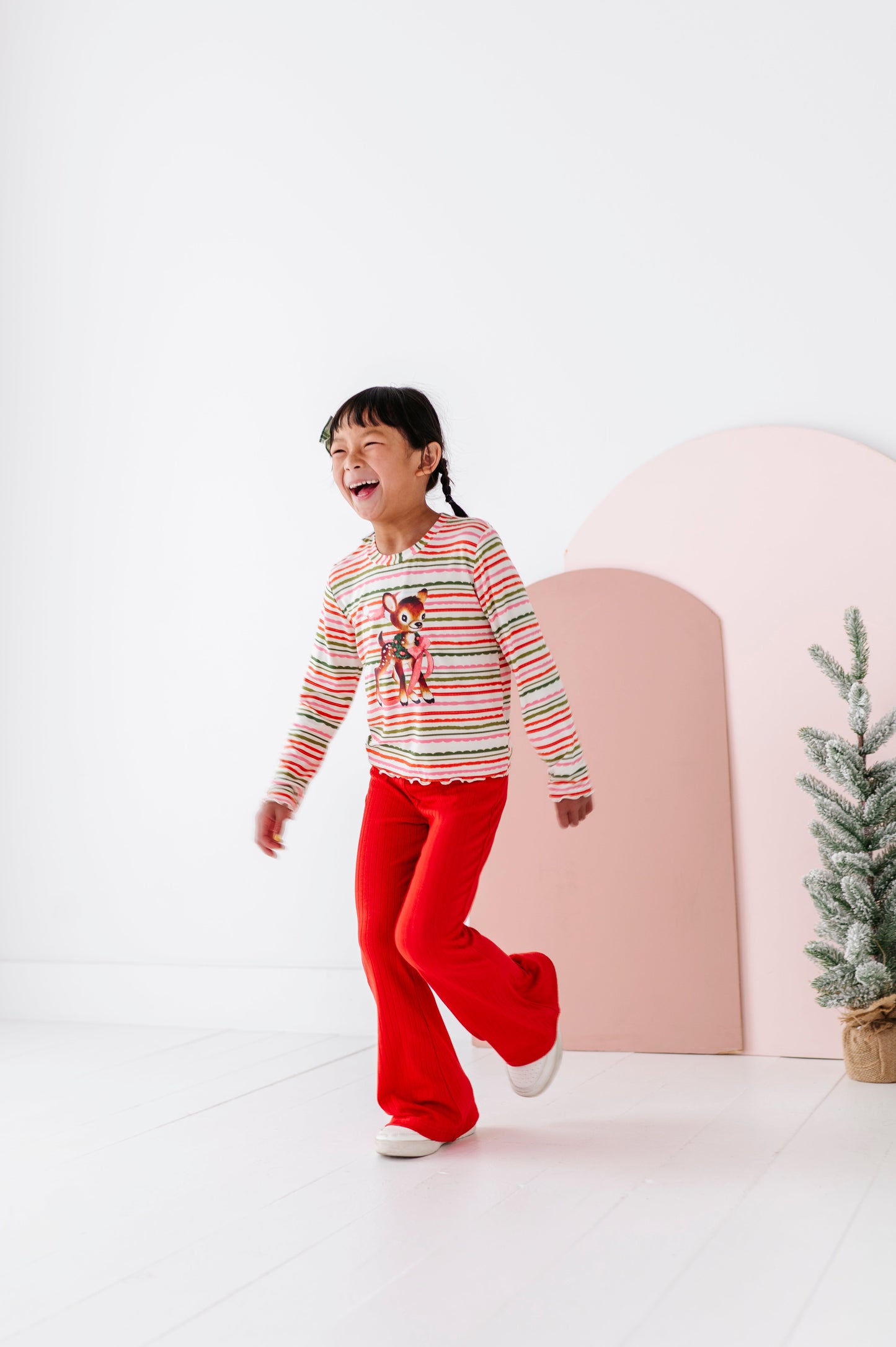 Holly Red | RIBBED FLARES