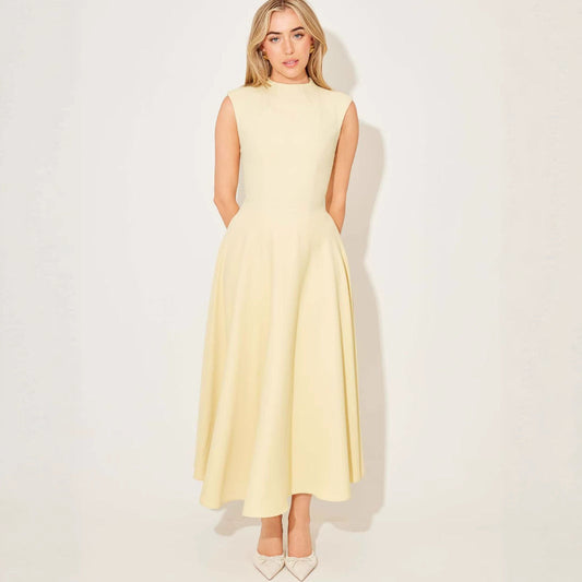 Yella High-Waist A-Line Dress
