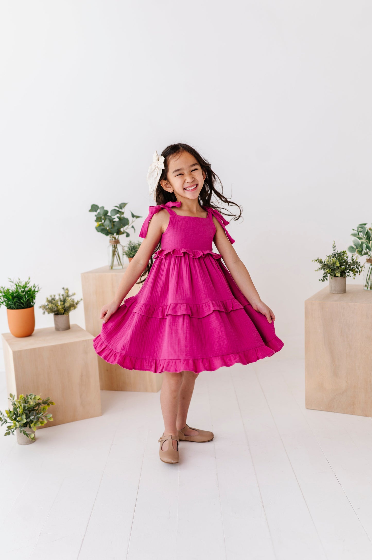 Violet Tulip | Ruffle Strappy Twirl Dress