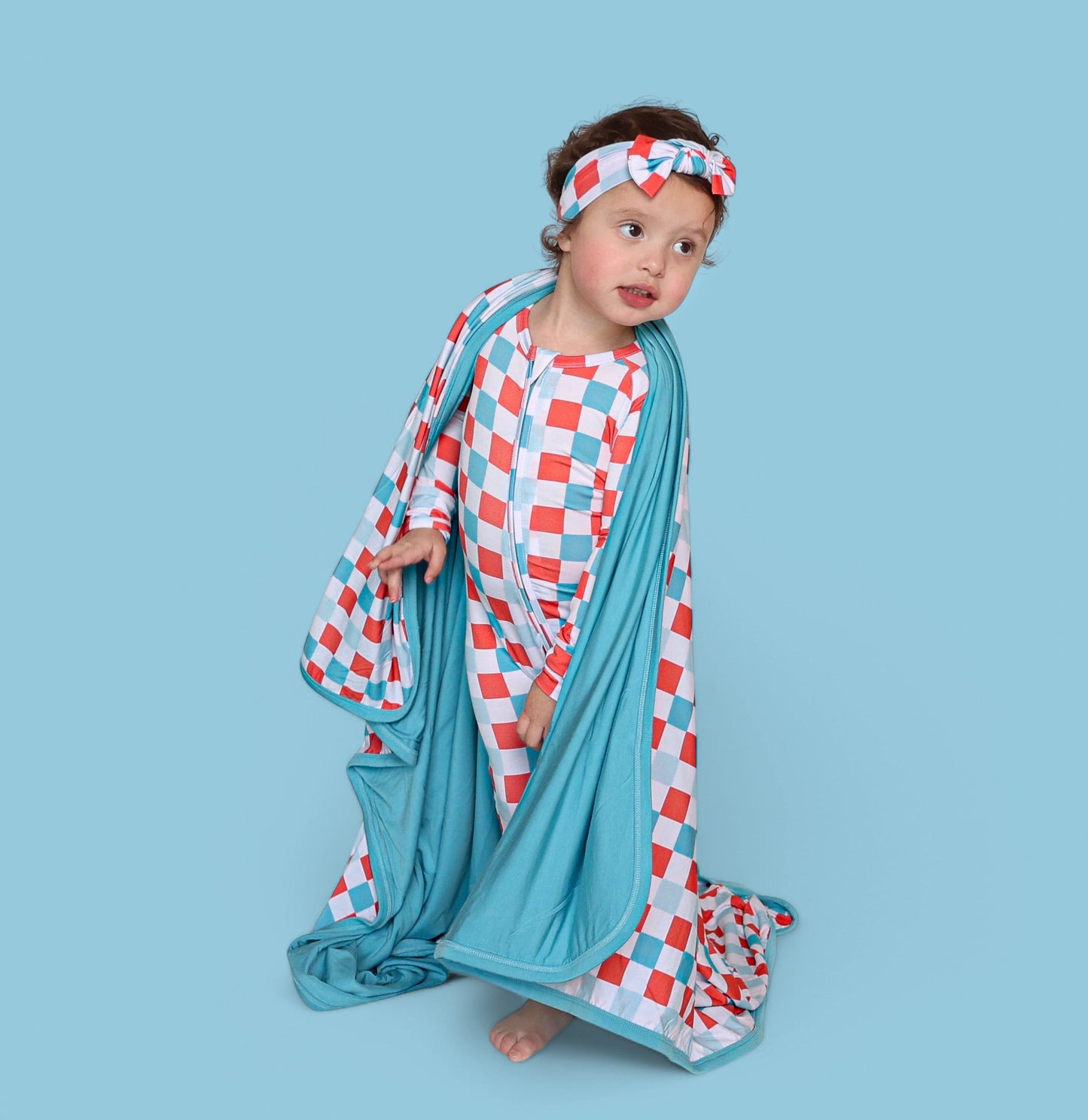 USA CHECKERS DREAM BLANKET