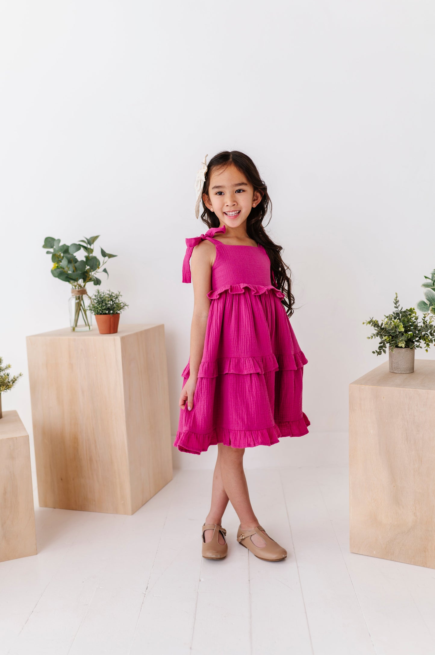 Violet Tulip | Ruffle Strappy Twirl Dress
