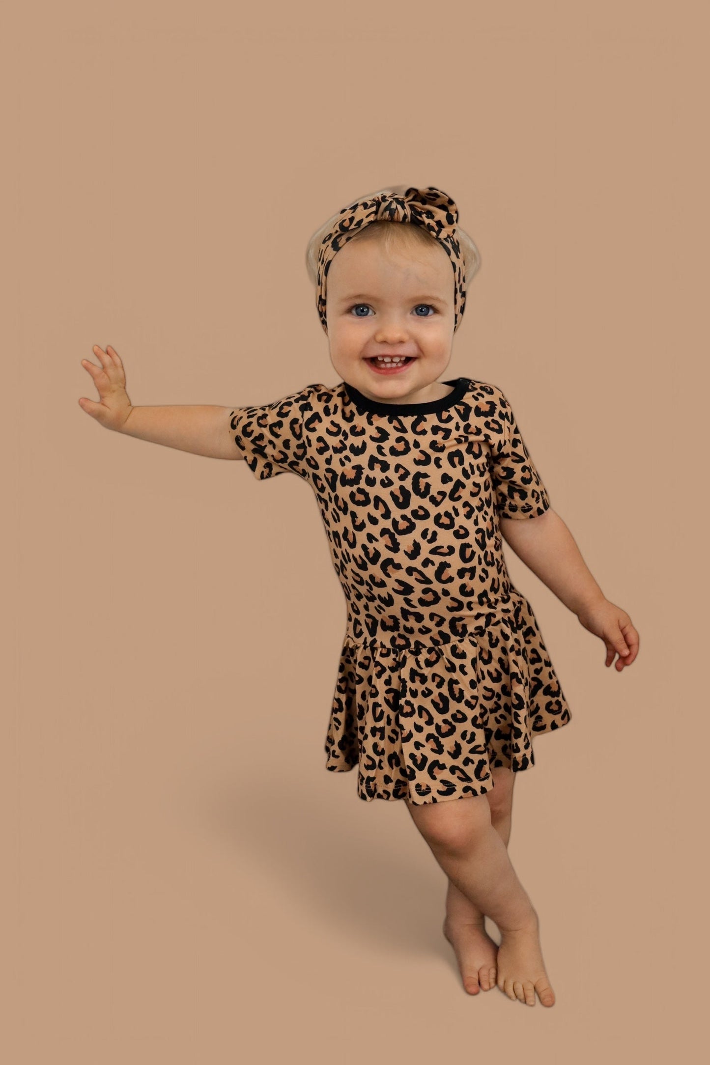 LEOPARD DREAM BODYSUIT DRESS