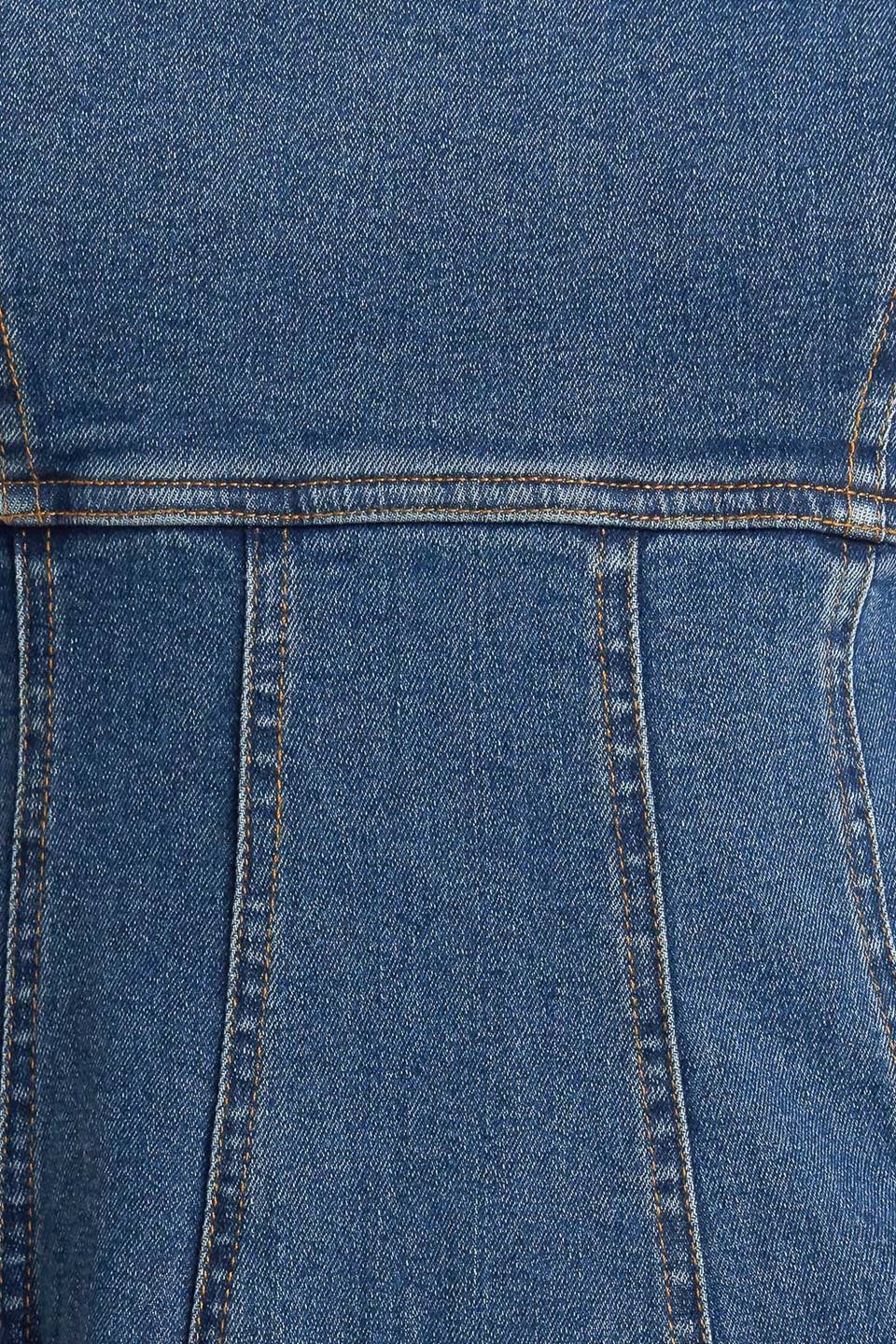 JUST MY TYPE DENIM MIDI DRESS