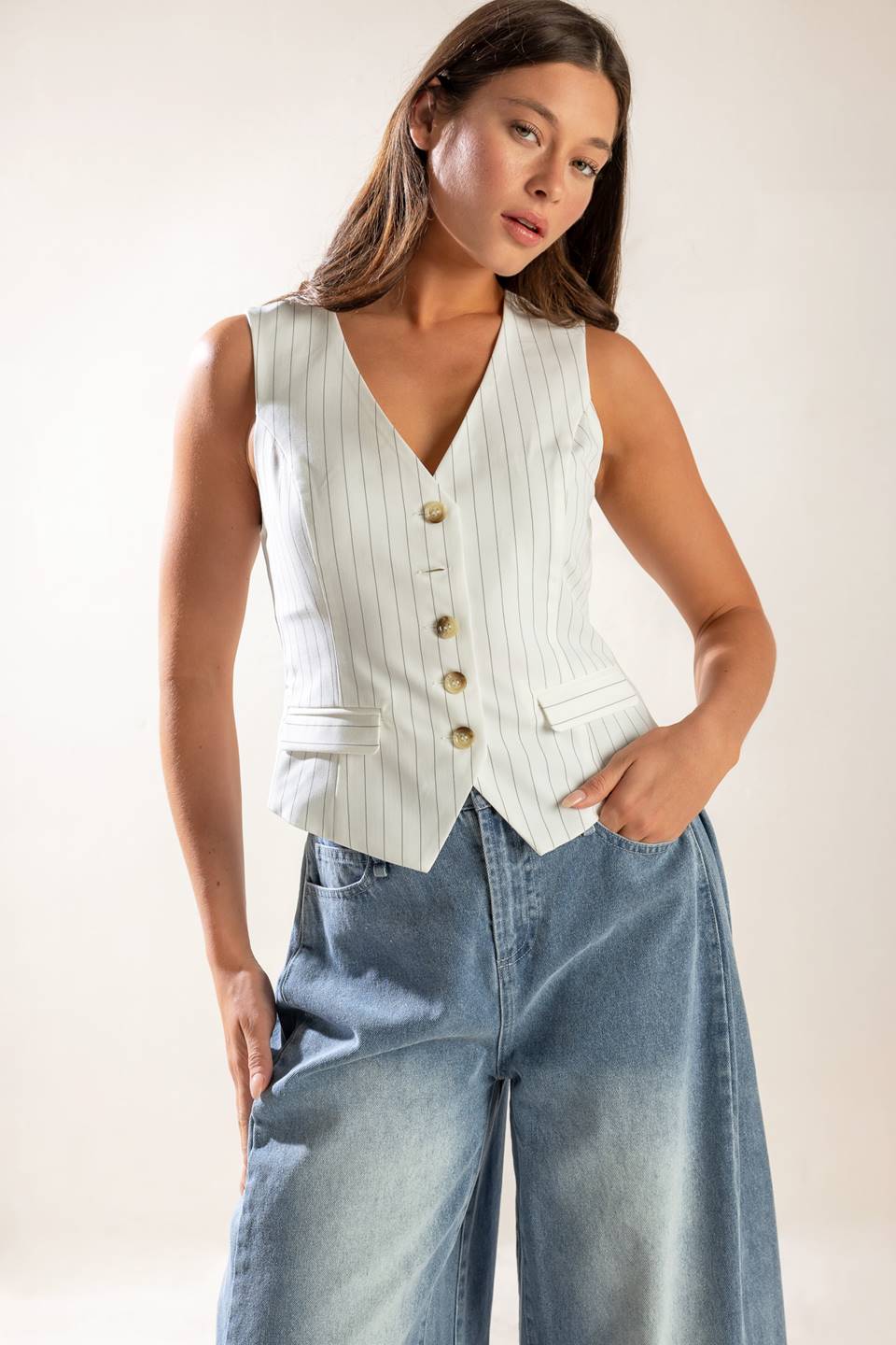 DINNER DATE WOVEN VEST