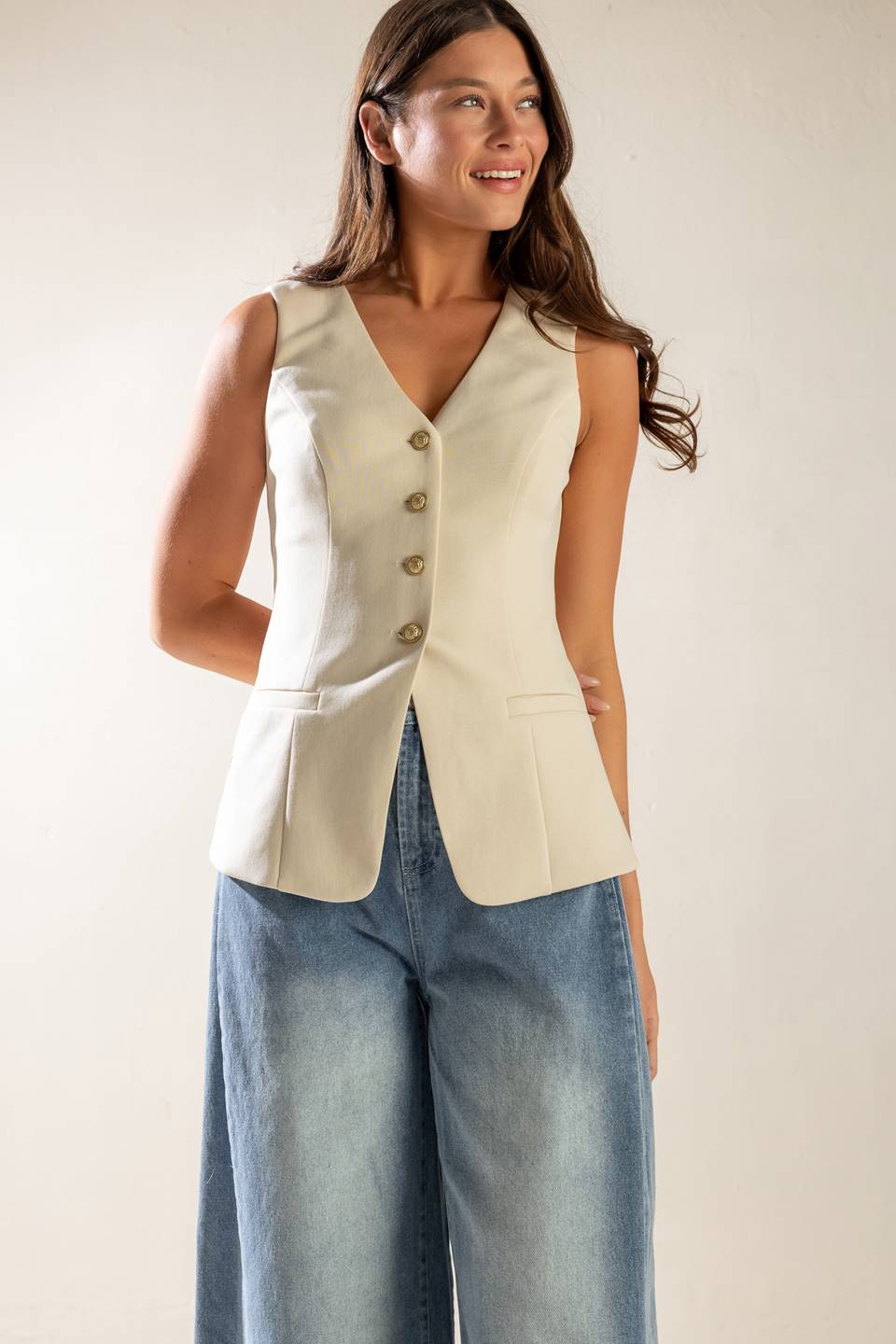 FELT LIKE IT WOVEN VEST