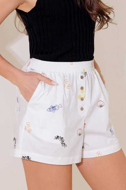 TALE AS OLD AS TIME WOVEN SHORTS