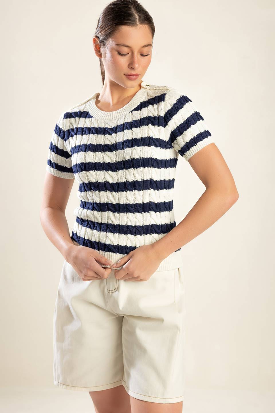 SUAVE PRESENCE SWEATER KNIT TOP