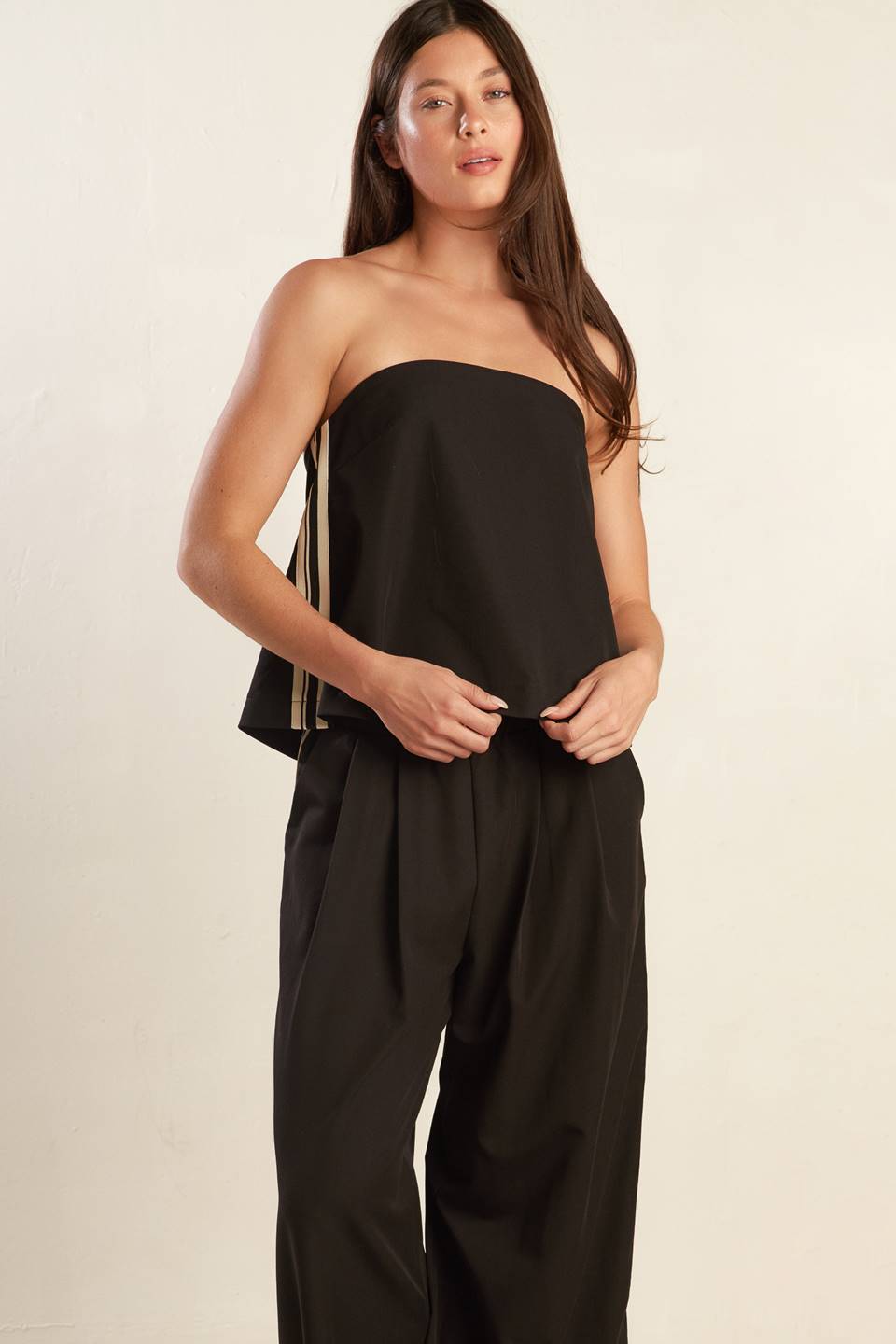 ONE MORE TIME WOVEN TOP