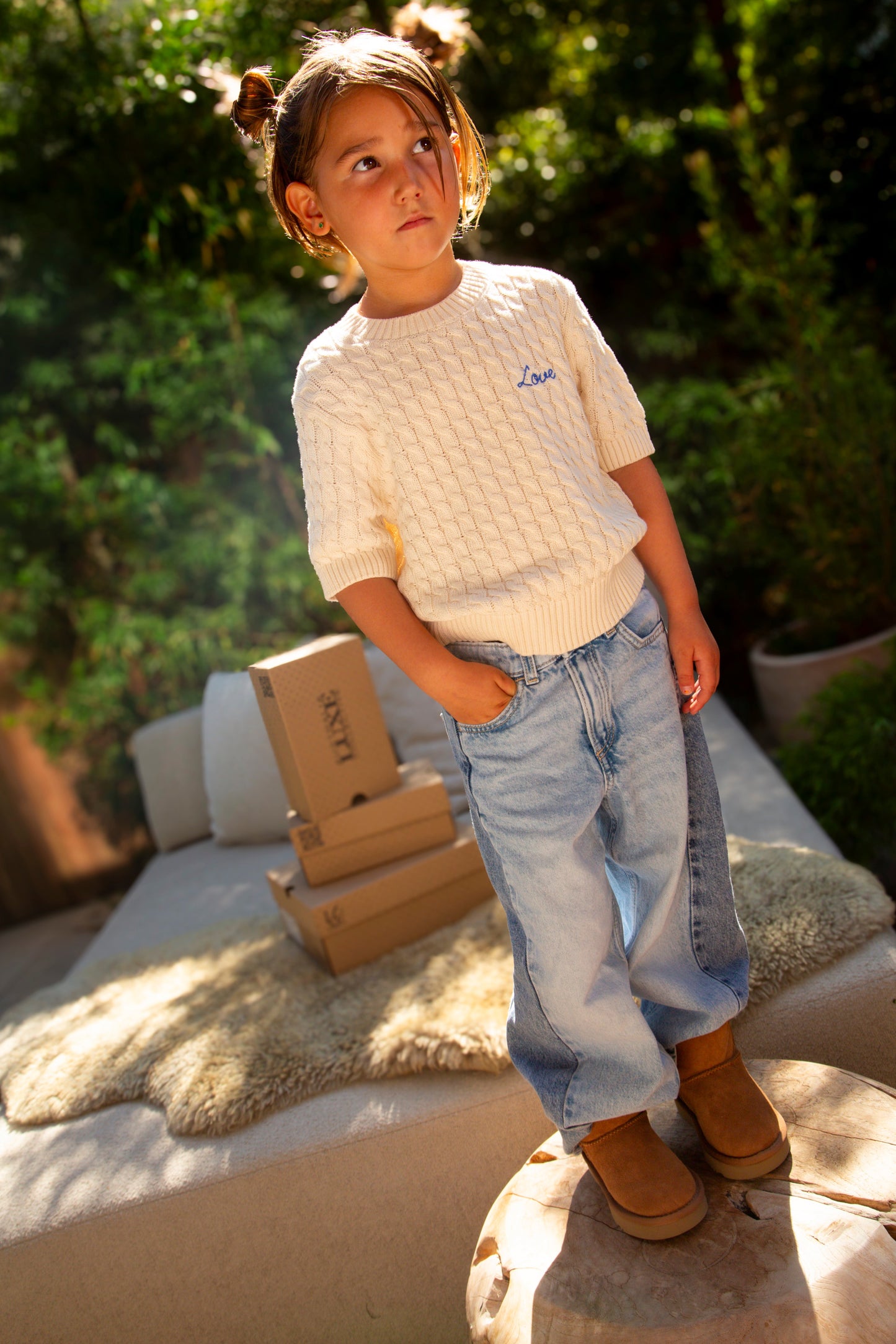 KIDS COSY X SHORT CHESTNUT