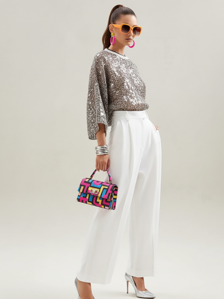 Fish Scale Sequin Top, Theater District