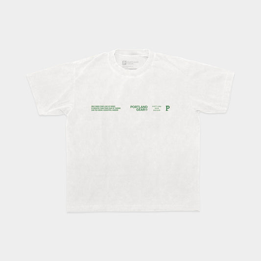All-American Slogan Tee - Cement