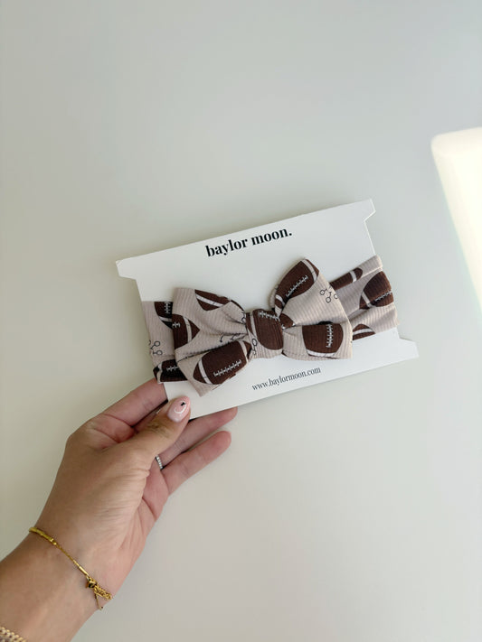 Football (Ribbed) | Bamboo Head Wrap