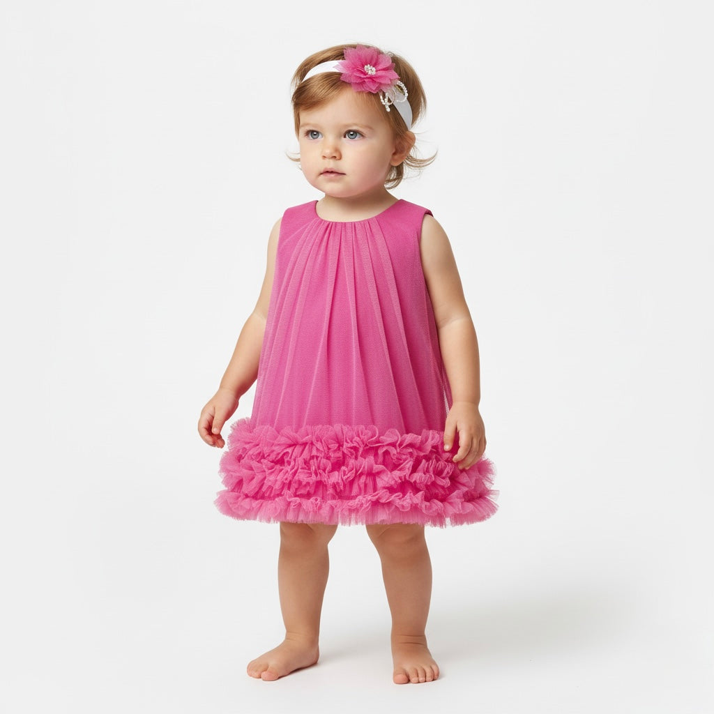 Nova Dress – Fuchsia Tulle