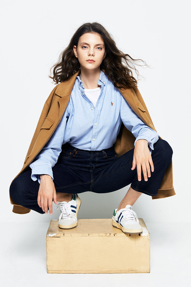 Manhattan High Rise Straight Ankle Jeans