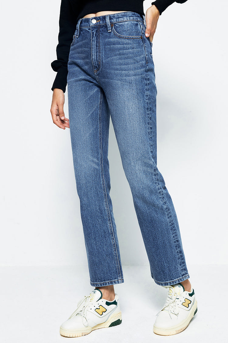 Activity Grrrl High Rise Kick Crop Jeans
