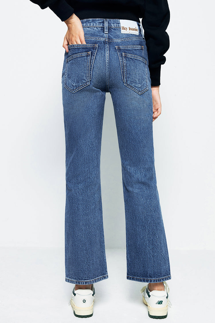 Activity Grrrl High Rise Kick Crop Jeans