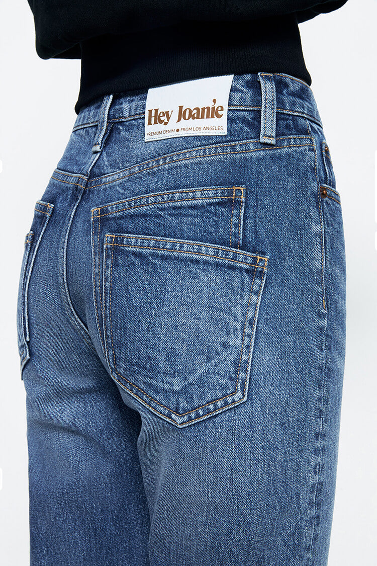 Activity Grrrl High Rise Kick Crop Jeans