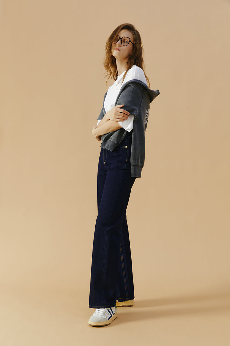 Coney Island Whitefish High Rise Wide Jeans