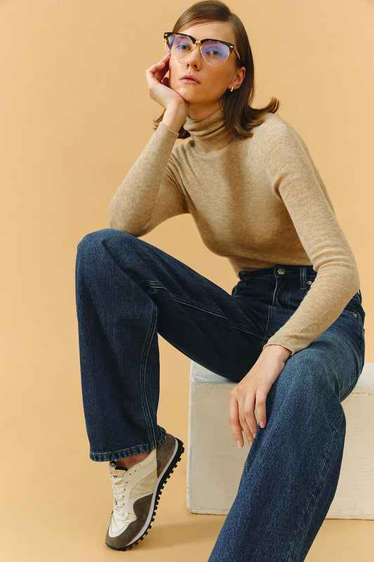 Coney Island Whitefish High Rise Wide Jeans