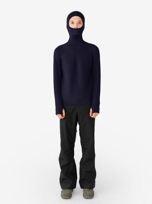 Balaclava Sweater - Carbon Blue