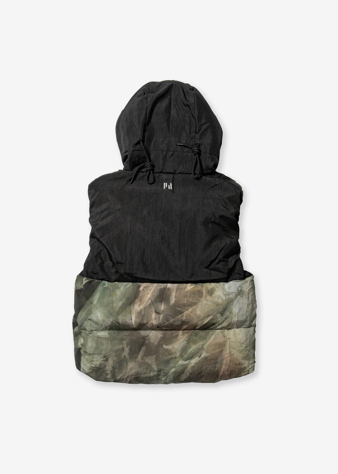 Hooded Down Vest - Rekall Tie