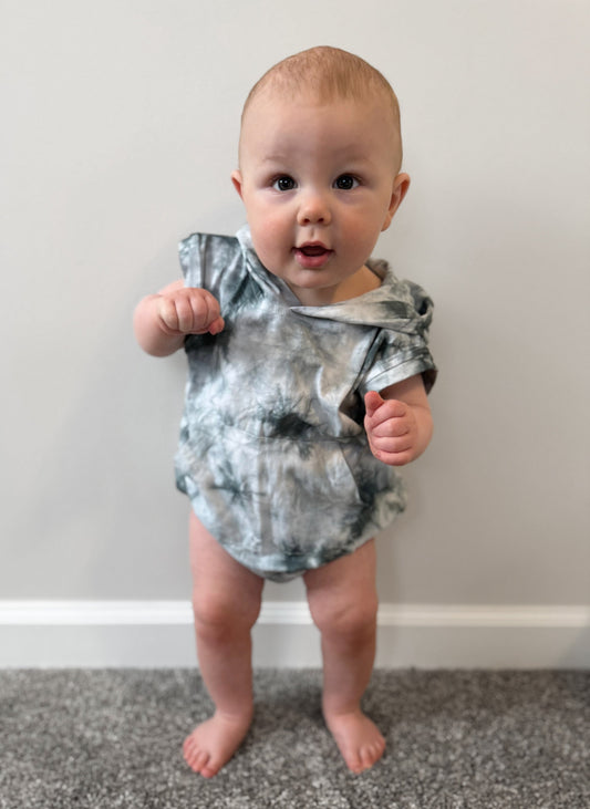 BLACK ICE • TIE DYE • ROMPER