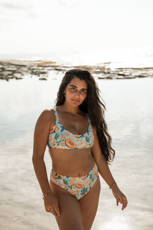 Amanda Bikini Top - Papaya