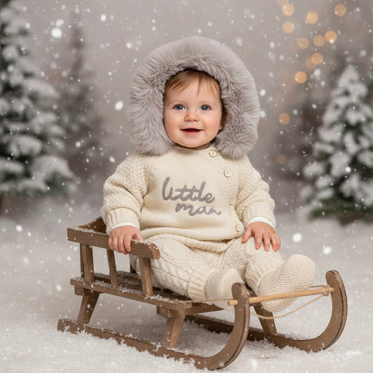 Little Man 3 Piece Knit Set