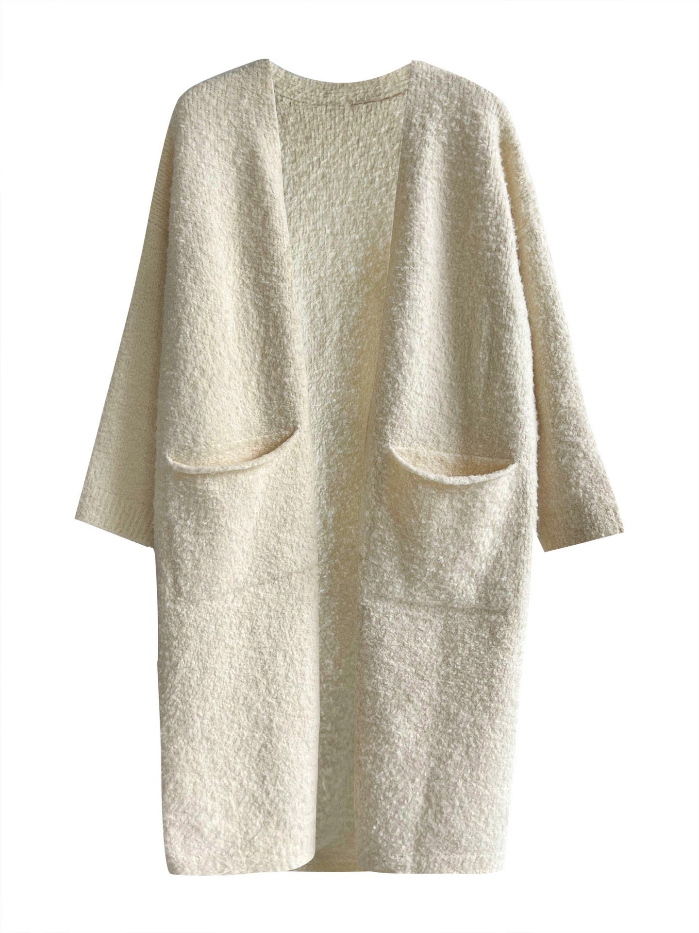 Loose Soft Cashmare Long Knitted Cardigan