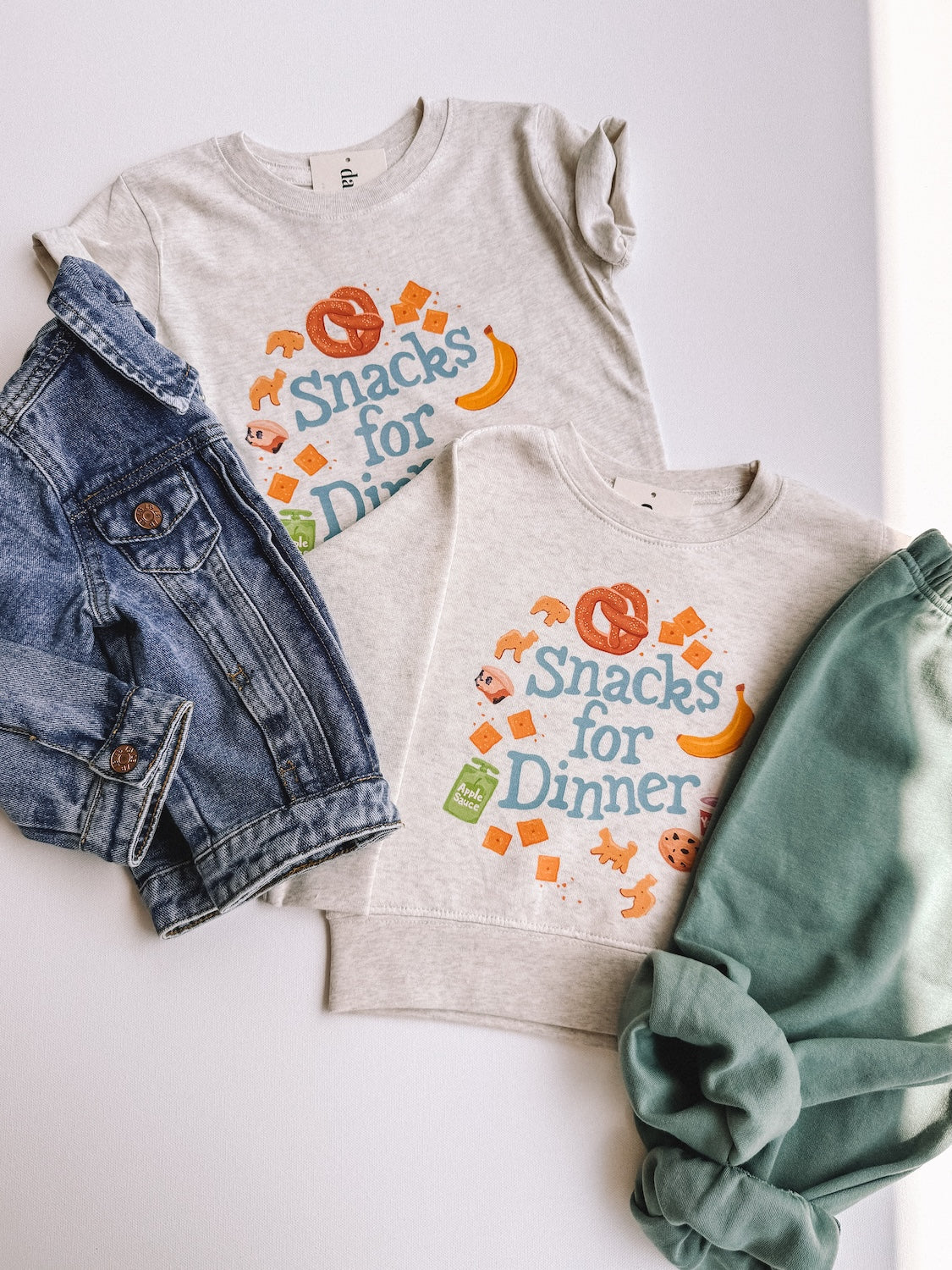 snacks for dinner tee