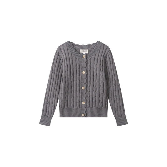 Grey Girls Cardigan