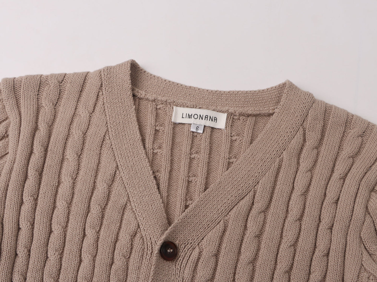 Oatmeal Boys Cardigan