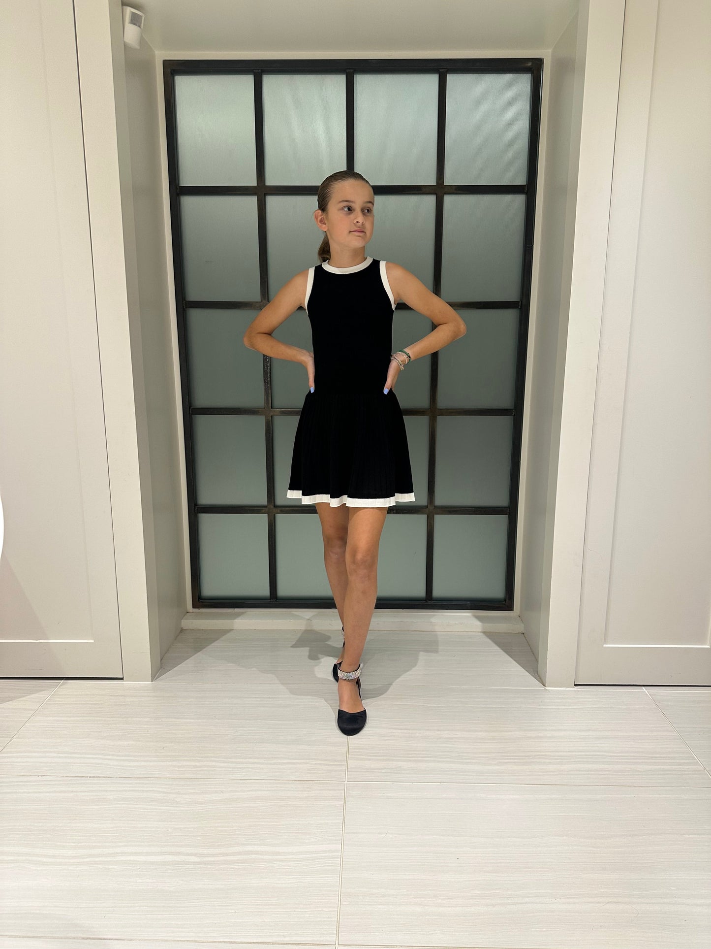 AA Pink Sweater Knit Dress