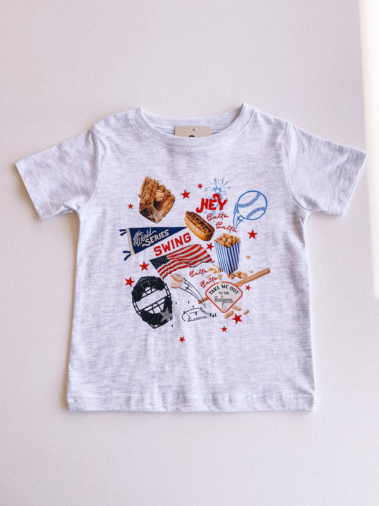baseball days tee