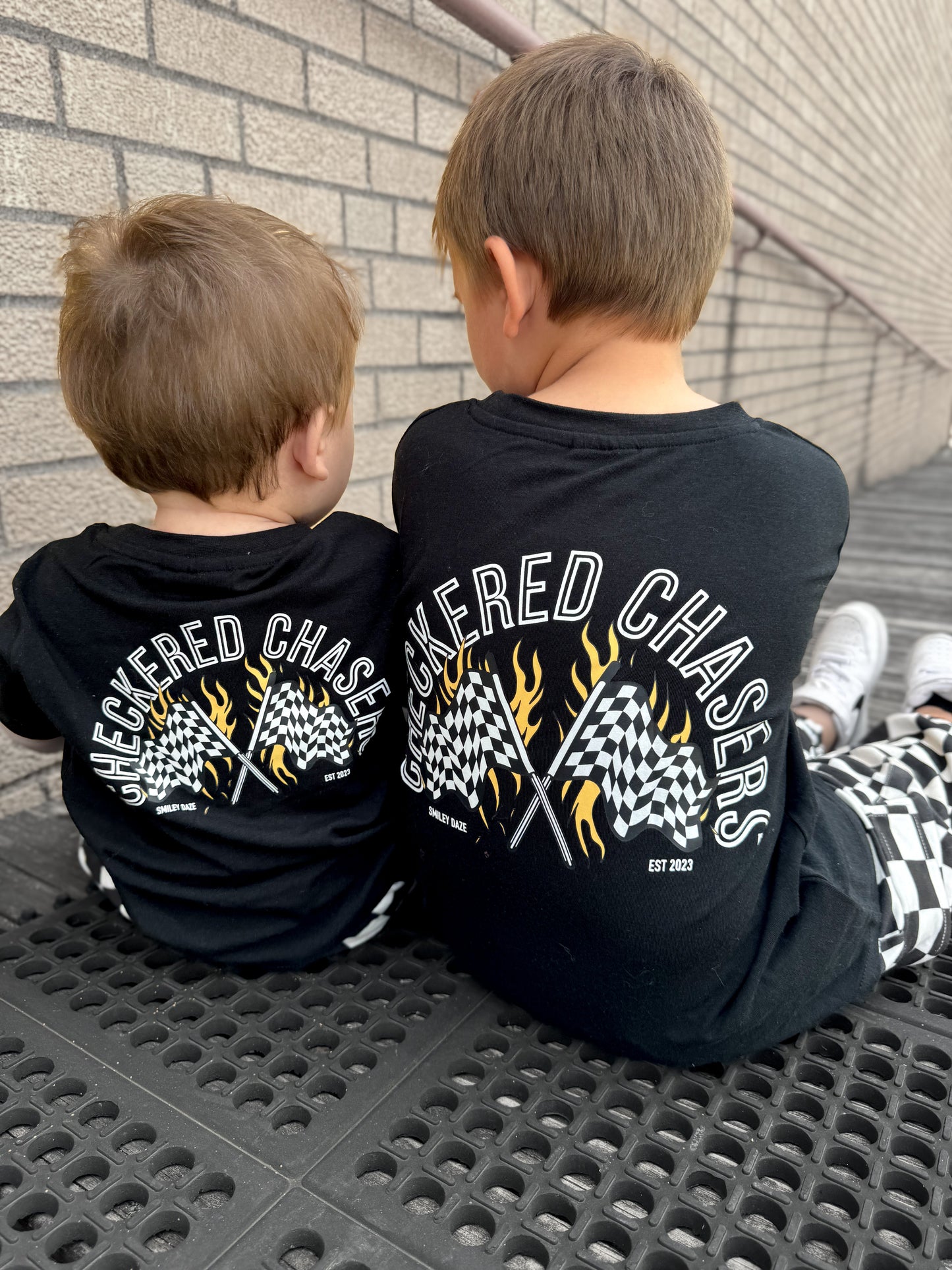 CHECKERED CHASER • BAMBOO TEE