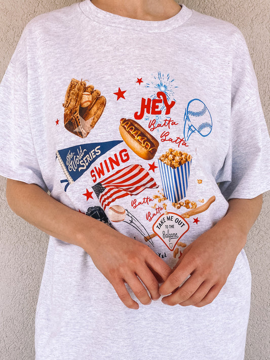 baseball days tee - adult