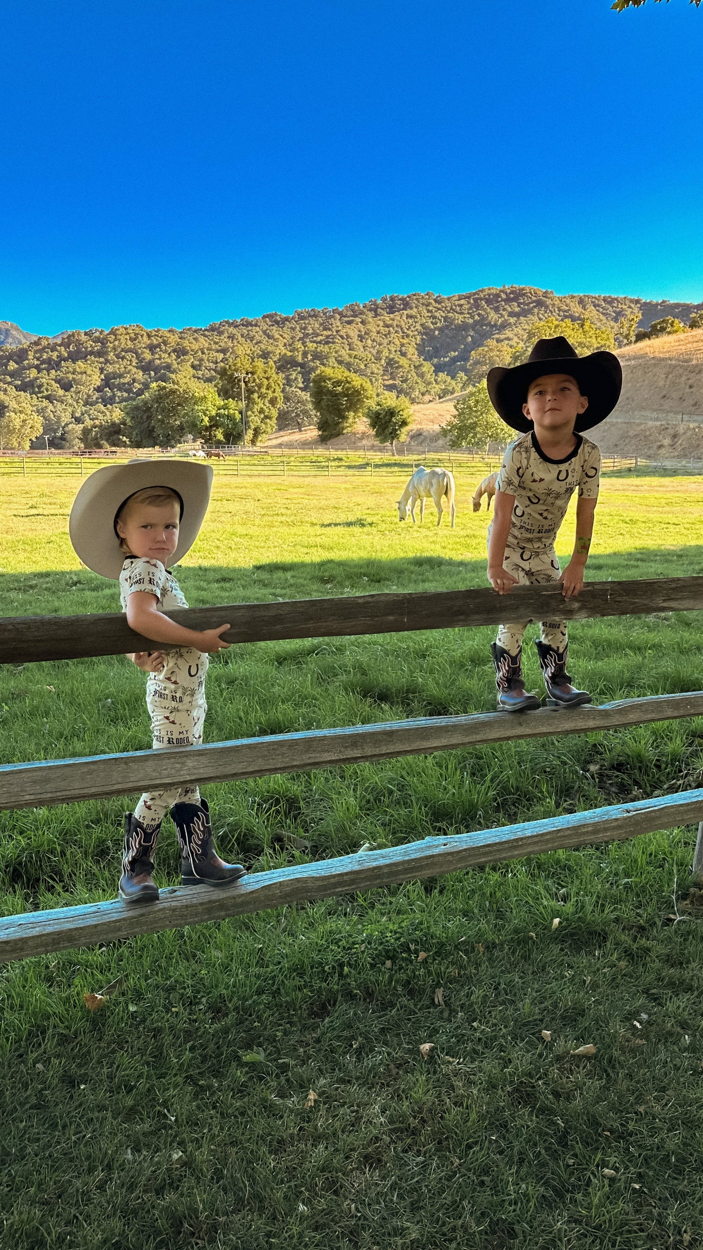 This Is My First Rodeo Kid's Bamboo Set