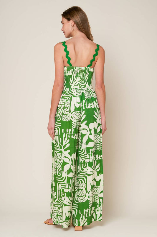SIMPLY THE VIBE WOVEN JUMPSUIT