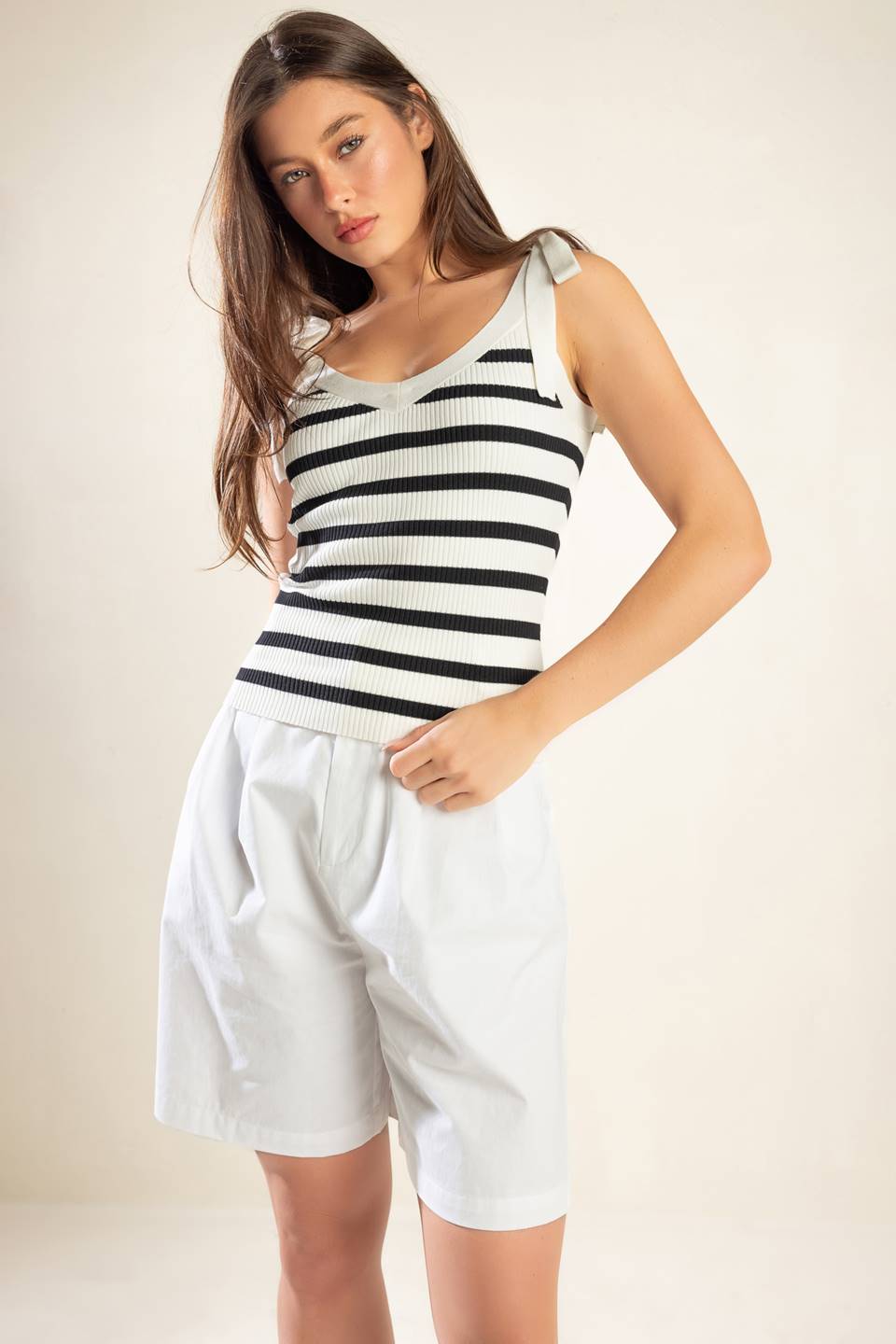 TIME FOR TEA SWEATER KNIT TANK TOP