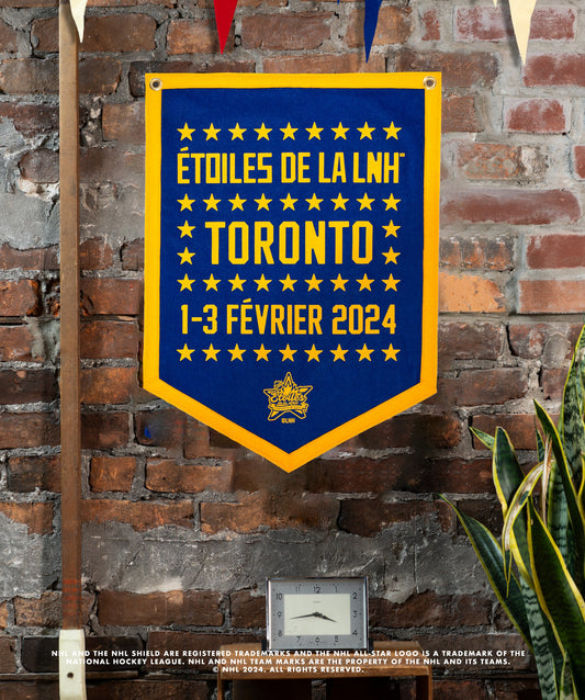 2024 NHL® All-Star French Camp Flag • NHL x Oxford Pennant