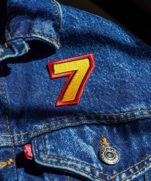 #7 Embroidered Patch