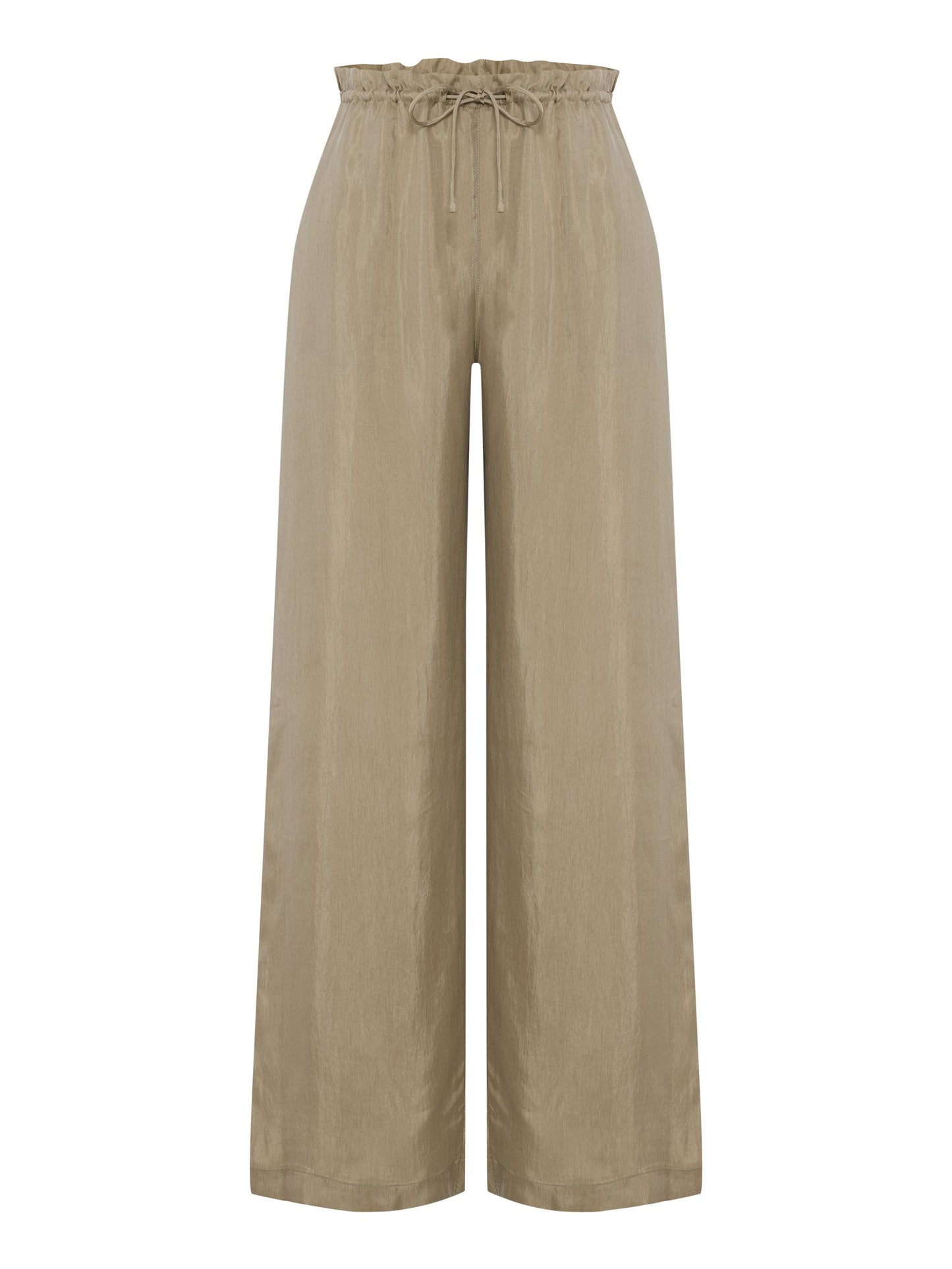 Lucid Flow Tie Pants - Khaki Green