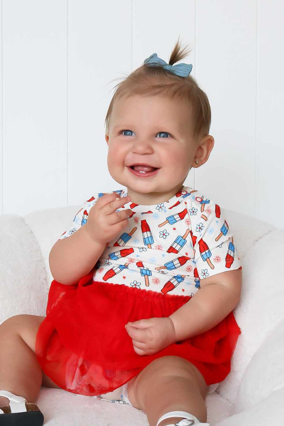 LITTLE MISS FIRECRACKER DREAM TUTU BODYSUIT DRESS