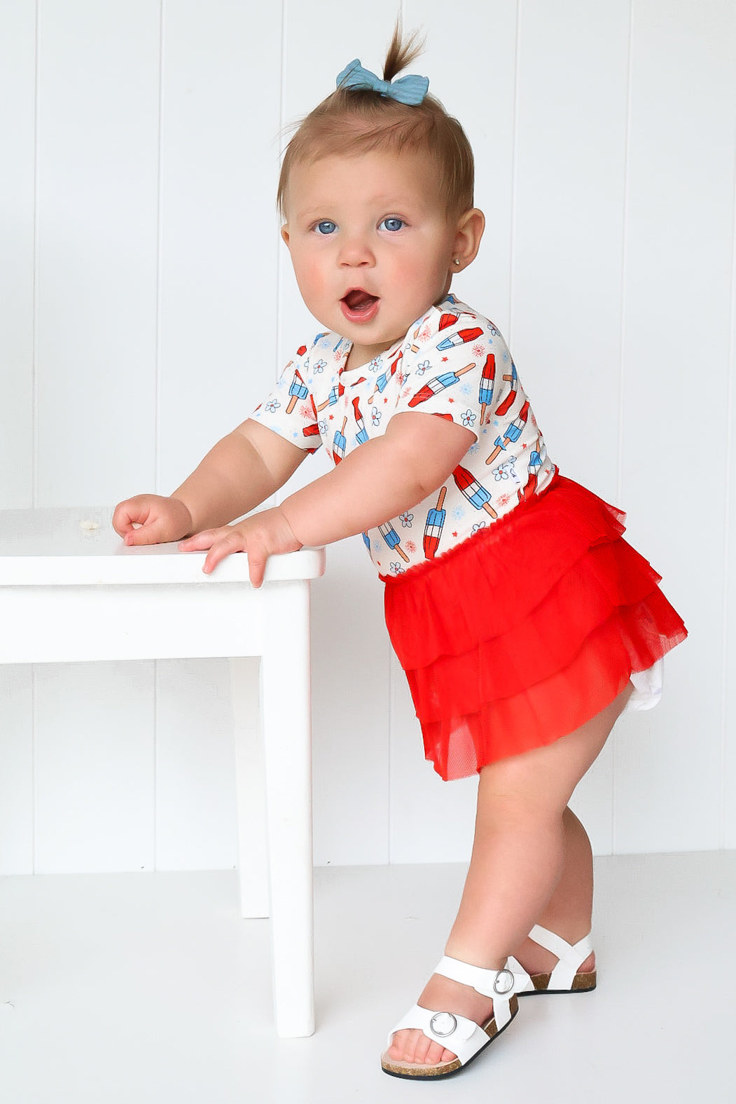 LITTLE MISS FIRECRACKER DREAM TUTU BODYSUIT DRESS