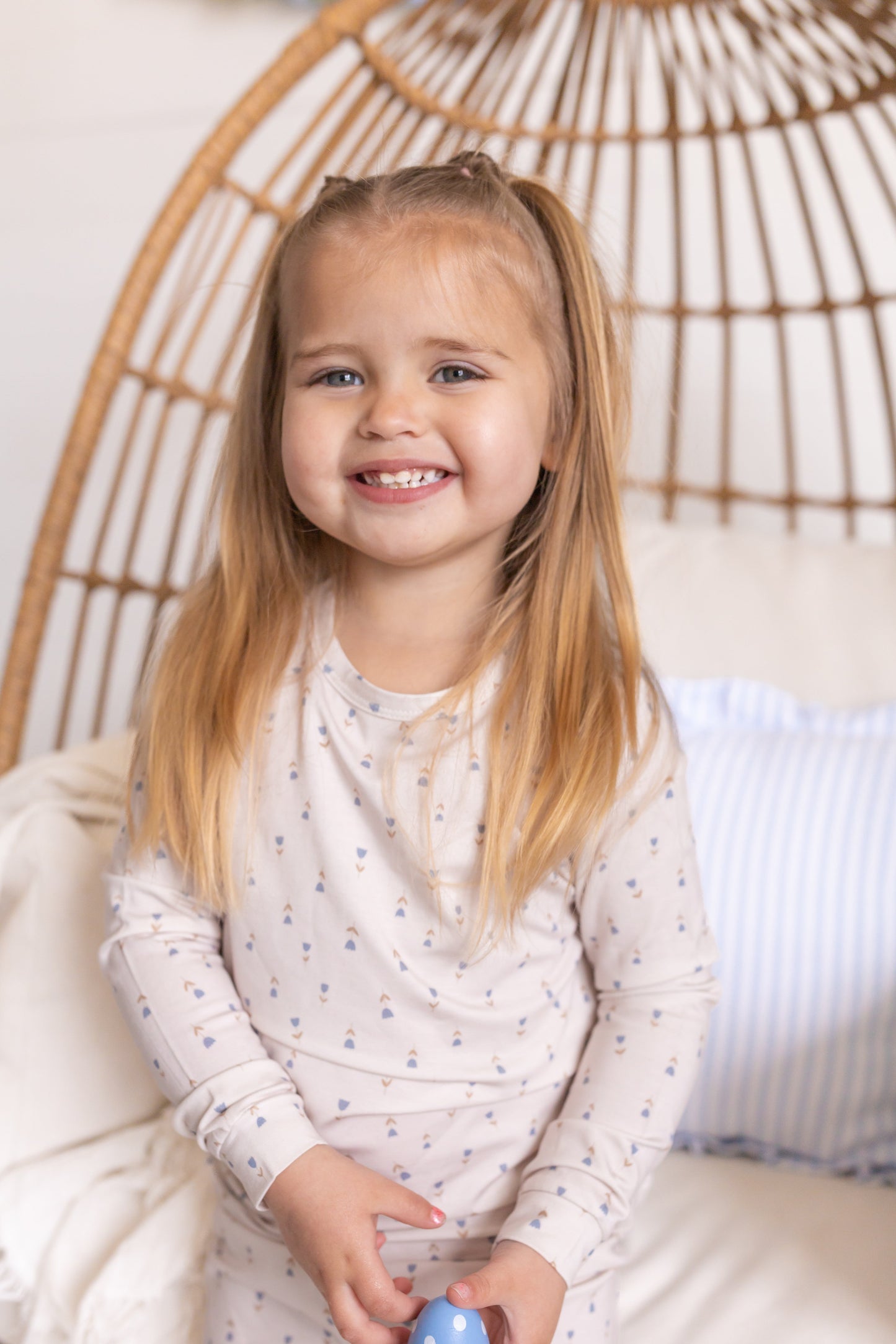 Tiny Tulips 2pc Bamboo Pajama Set