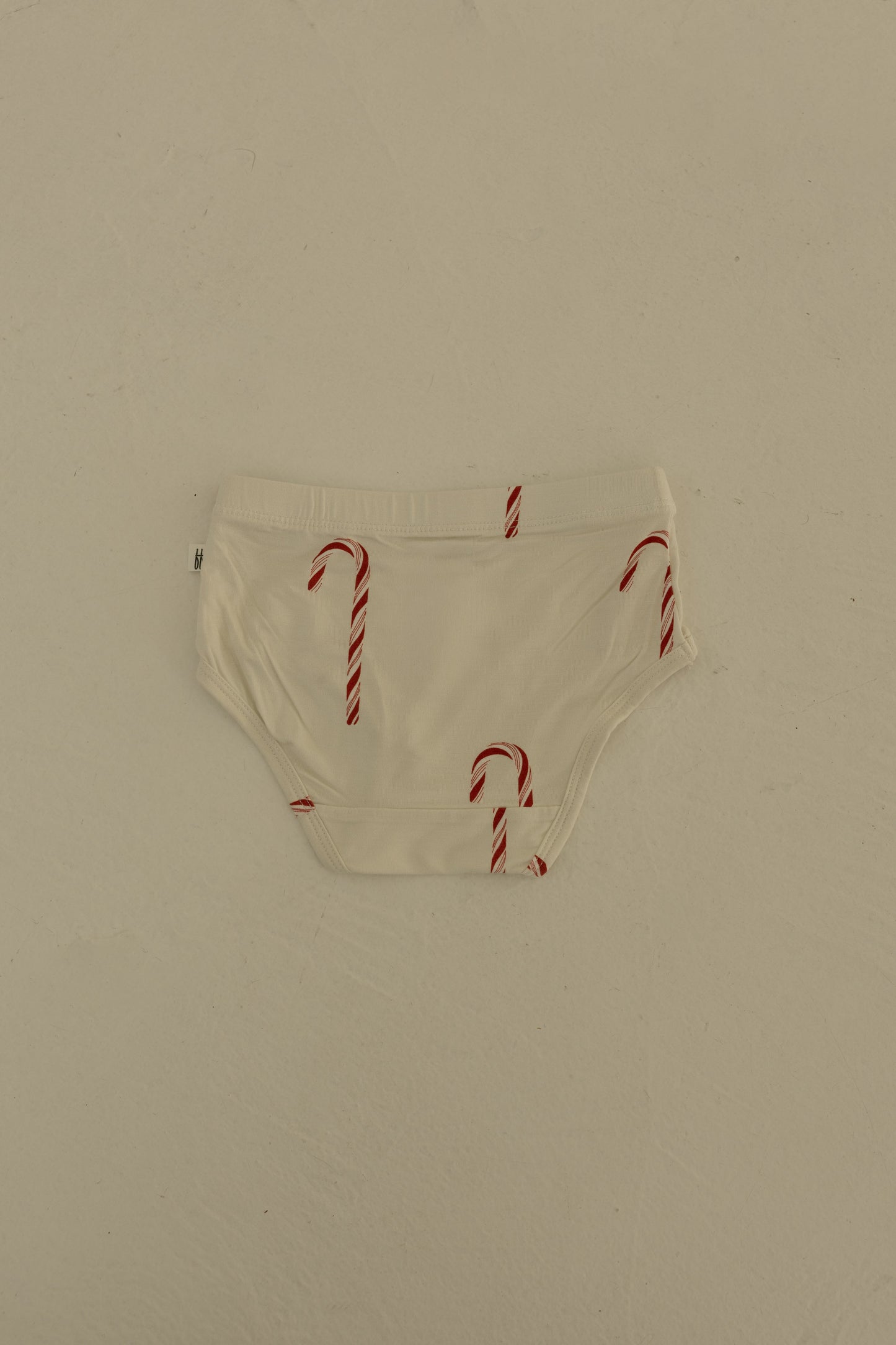 Girl's Bamboo Briefs (3 Pack) | Red Gingham, Candy Cane & Santa Checkerboard