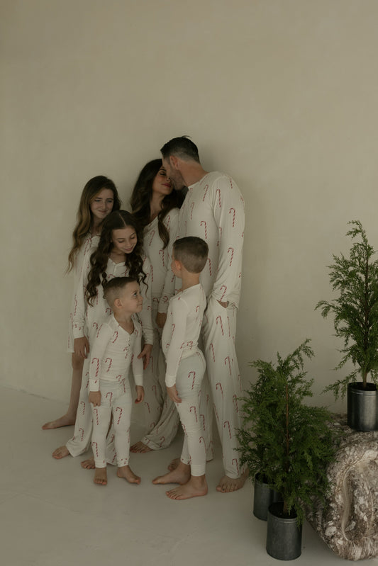 Bamboo Two Piece Pajamas | Candy Cane